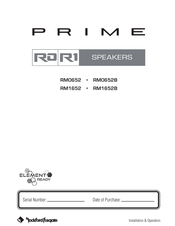 Rockford Fosgate PRIME RM0652 Manual De Instrucciones