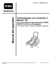 Toro 74922 Manual Del Operador