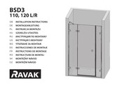 RAVAK BSD3 120 L/R Instrucciones De Montaje