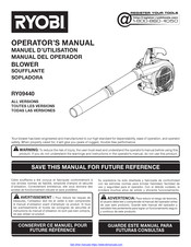 Ryobi RY09440 Manual Del Operador