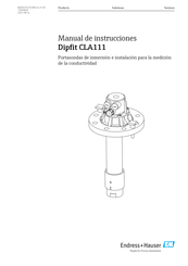 Endress+Hauser Dipfit CLA111 Manual De Instrucciones