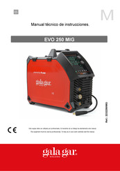 gala gar EVO 250 MIG Manual Técnico De Instrucciones