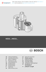 Bosch MES3 Serie Instrucciones De Uso