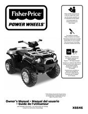 Fisher-Price Power Wheels X6646 Manual Del Usuario