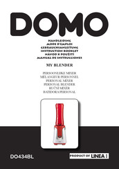 Domo MY BLENDER DO434BL Manual De Instrucciones