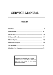 TCL 34189 Manual De Instrucciones