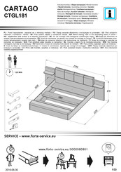 Forte CARTAGO CTGL181 Instrucciones De Montaje