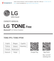 LG TONE Free FP5W Manual Del Usuario