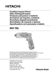 Hitachi WH 7DL Instrucciones De Manejo