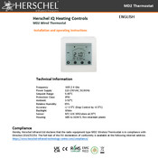 Herschel MD2 Instrucciones De Instalación Y Funcionamiento