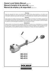 Dolmar MS-3310 Manual De Empleo Y De Seguridad