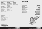 BTI ST 160 E Manual Original