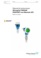 Endress+Hauser Micropilot FMR66B Manual De Instrucciones