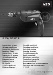 AEG B 500 Instrucciones De Uso