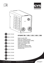 GYS GYSARC 200 Manual Del Usuario