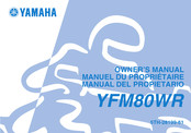 Yamaha YFM80WR 2002 Manual Del Propietário