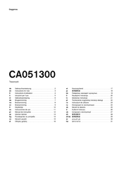 Gaggenau CA051300 Instrucciones De Uso