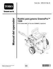 Toro GreensPro 1200 Manual Del Operador