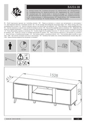ML MEBLE BAHA 08 Instrucción De Montaje