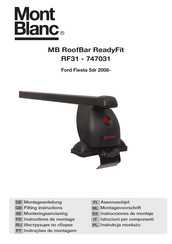 Mont Blanc MB RoofBar ReadyFit RF31 Instrucciones De Montaje