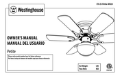 Westinghouse ETL-ES-Petite-WH20 Manual Del Usuario