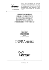 Bimar S213 Folleto De Instrucciones