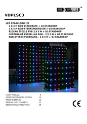 HQ-Power LED STARCLOTH III Manual Del Usuario