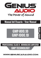 Genius Audio GMP-800.1D Manual Del Usuario