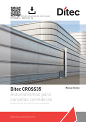 DITEC CROSS35 Manual Tecnico