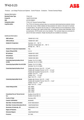 ABB TF42 Instrucciones De Montaje