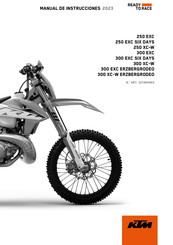 KTM 300 EXC SIX DAYS 2023 Manual De Instrucciones