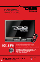 DS18 DDX10.5AD Manual Del Usuario