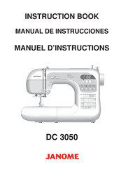 Janome DC 3050 Manual De Instrucciones