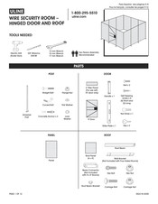 Uline WIRE SECURITY ROOM Manual De Instrucciones