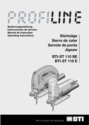 Bti PROFILINE BTI-ST 110 BE Instrucciones De Servicio