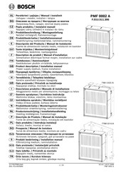 Bosch PMF 0002 A Descripción Del Producto / Manual De Instalación