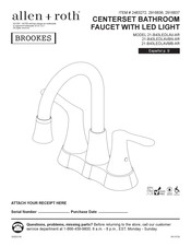 Allen + Roth 21-B43LEDLAVMB-AR Instrucciones De Montaje