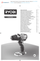 Ryobi R18PDBL-0 Manual Del Usuario