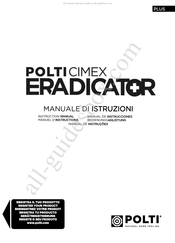 POLTI Cimex Eradicator Plus Manual De Instrucciones