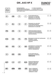 Dungs GW A4/2 HP X Serie Manual De Instrucciones