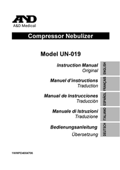 A&D Medical UN-019 Manual De Instrucciones