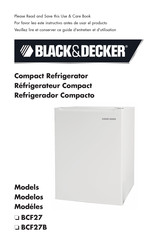 Black and Decker BCF27 Manual De Instrucciones