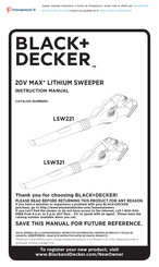 Black and Decker POWERBOOST LSW321 Manual Del Usuario