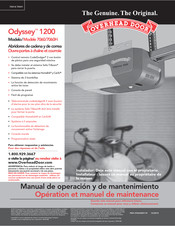 Overhead door Odyssey 1200 7060H Manual De Operación Y De Mantenimiento