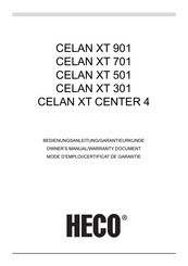 Heco CELAN XT 701 Manual Del Usuario