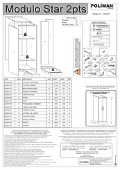 Poliman Moveis A2322 Instrucciones De Montaje