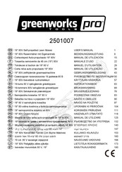 GreenWorks Pro 2501007 Manual De Utilización