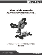 Elite MS 0714 Manual De Usuario