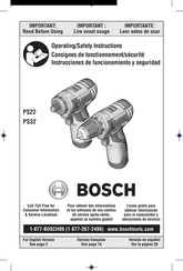 Bosch PS22 Instrucciones De Funcionamiento Y Seguridad