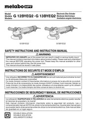 Metabo HPT G 12BYEQ2 Manual De Instrucciones